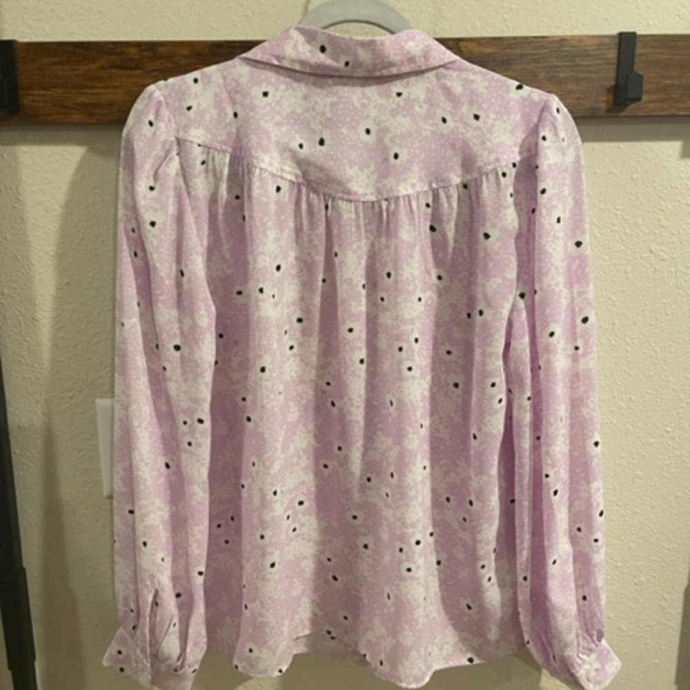 EUC- Ann Taylor Pastel Pink Blouse - Picture 4 of 4